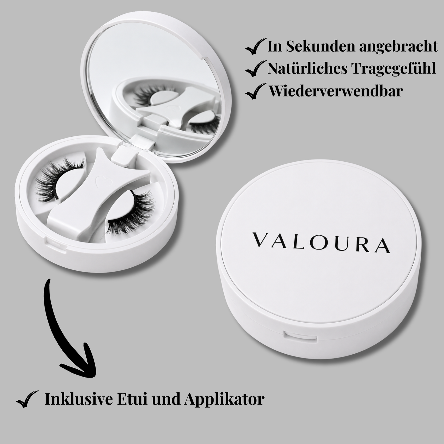 VALOURA Magnetische Wimpern